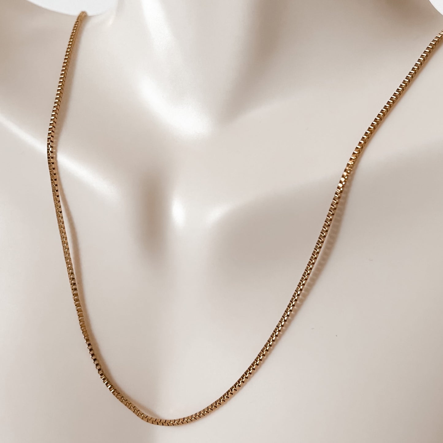 Square Box Necklace Chain