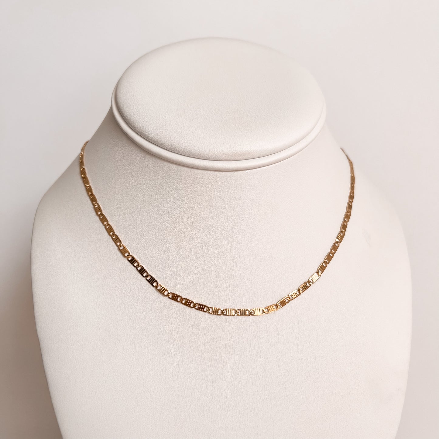 Flat Bar Necklace Chain