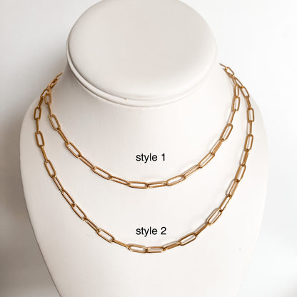 Paperclip Necklace Chain