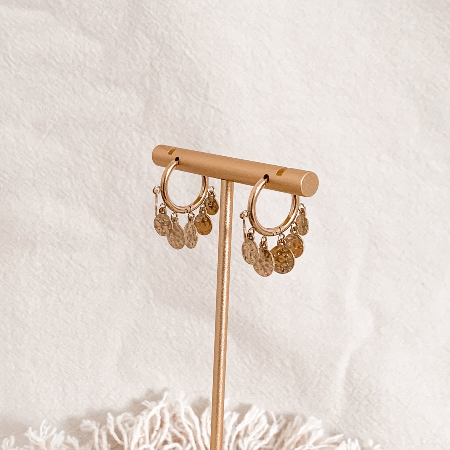 Rounded Hoop Earring