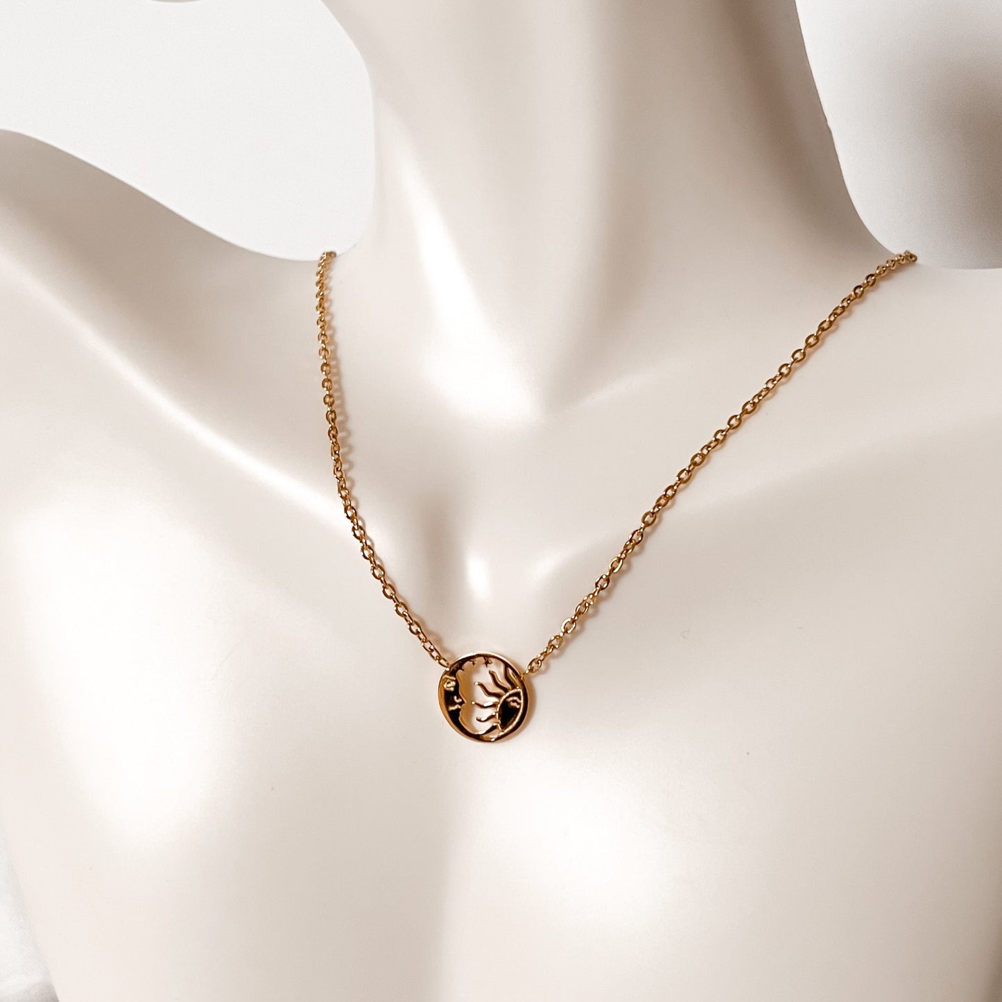 Sun and Moon Necklace