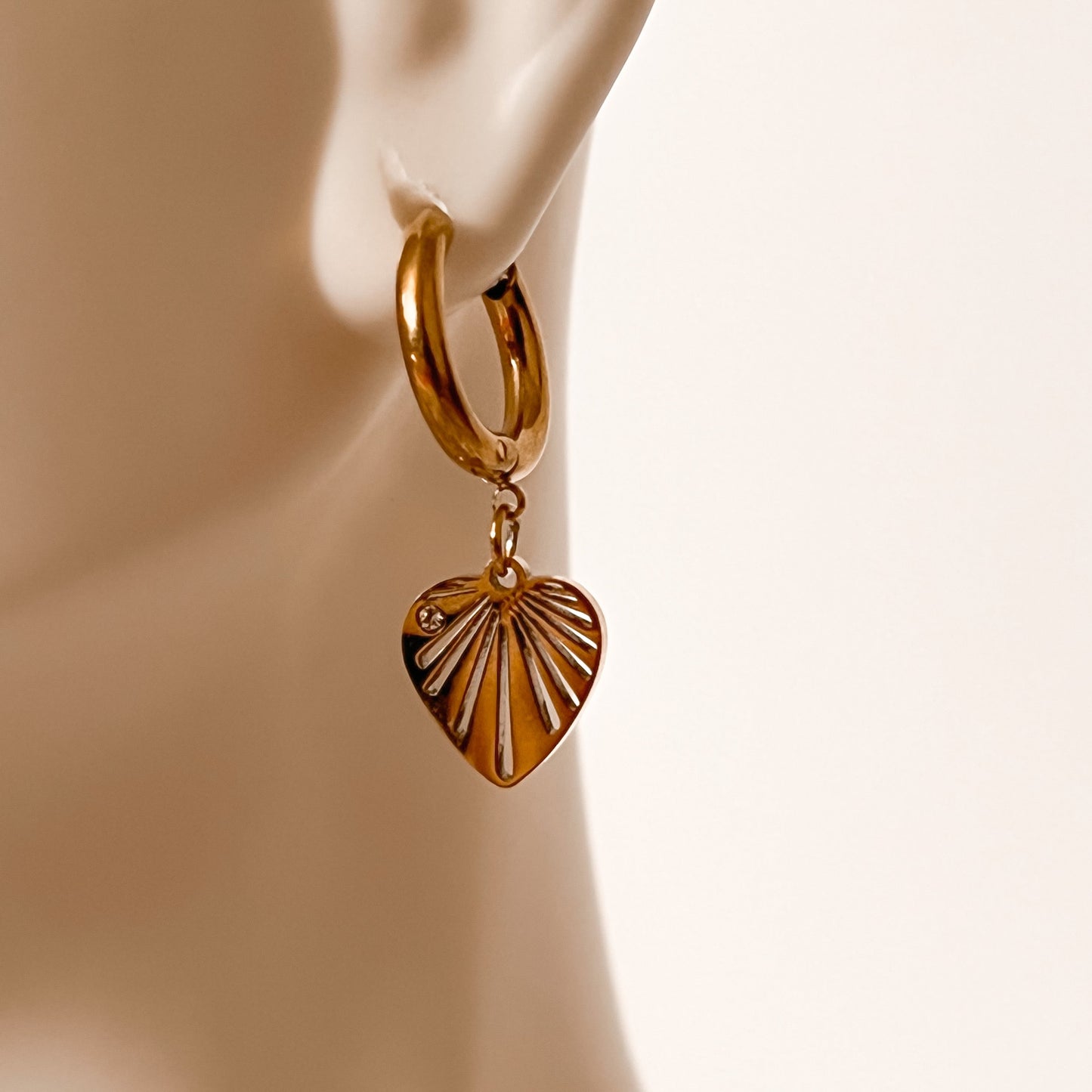 Twin Heart Earring