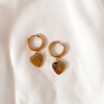Twin Heart Earring