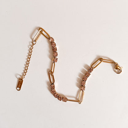 Barbie Tennis Paperclip Bracelet