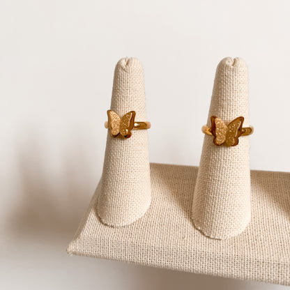 Jenne Butterfly Glitter Ring