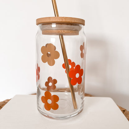 Daisy Glass Cup Bi-Color - GLASS ONLY