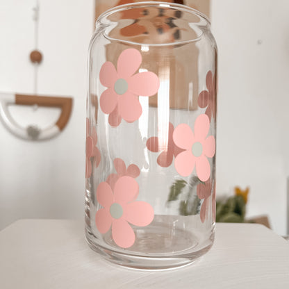Daisy Pastel Glass Cup - GLASS ONLY