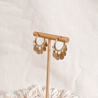 Rounded Hoop Earring